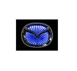 3D эмблема MAZDA 10,1 см x 8,0 см